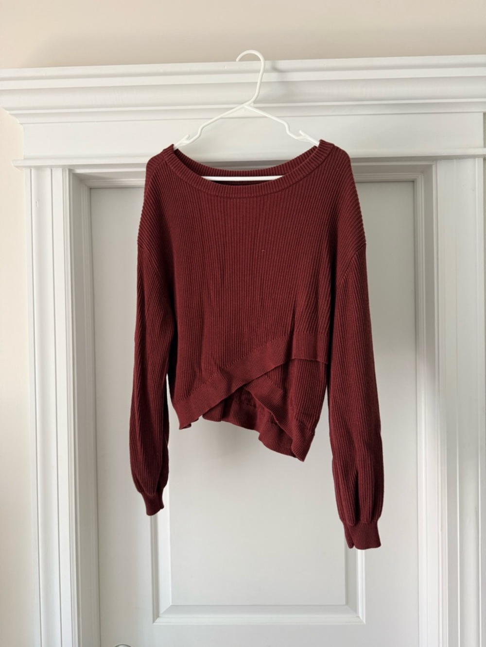Lululemon Ribbed Sweater - Deep Wine Red